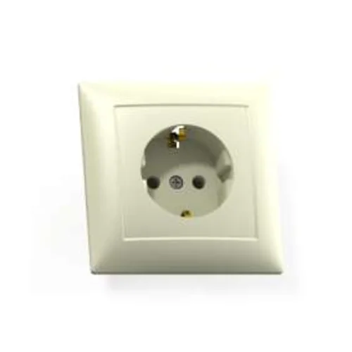 Розетка 1-м СП Селена РС16-370 16А IP20 с заземл. сл. кость Кунцево 8146 Розетка 1-м СП Селена РС16-370 16А IP20 с заземл. сл. кость Кунцево 8146